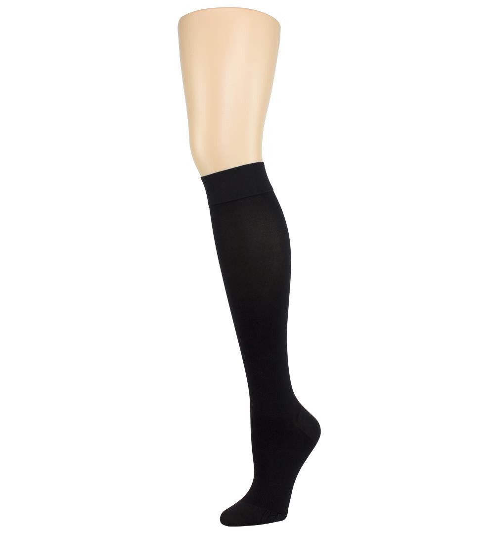 Knee High Compression Socks for Men & Women. Edema, Varicose Veins, Travel,  Pregnancy, Medical Nursing (20-30mmHg) Best Compression Stockings.(Black-Closed-S)  