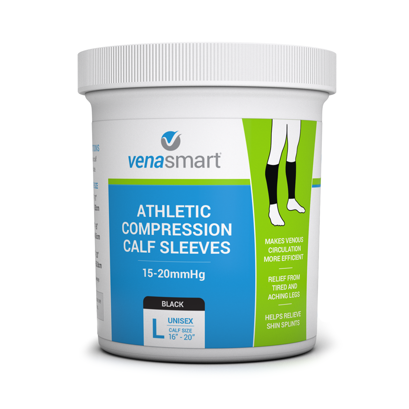 Athletic Calf Compression Sleeves - 15-20 mmHg (Pair) - Venasmart